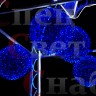 Светодиодный Новогодний шар 50 cм Фиолетовый, Синий 2 шт
